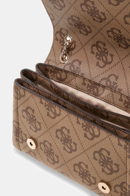 Borsa a tracolla con logo Noelle