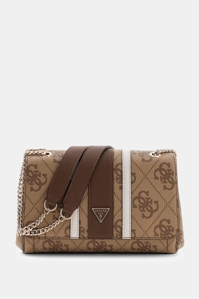 Borsa a tracolla con logo Noelle