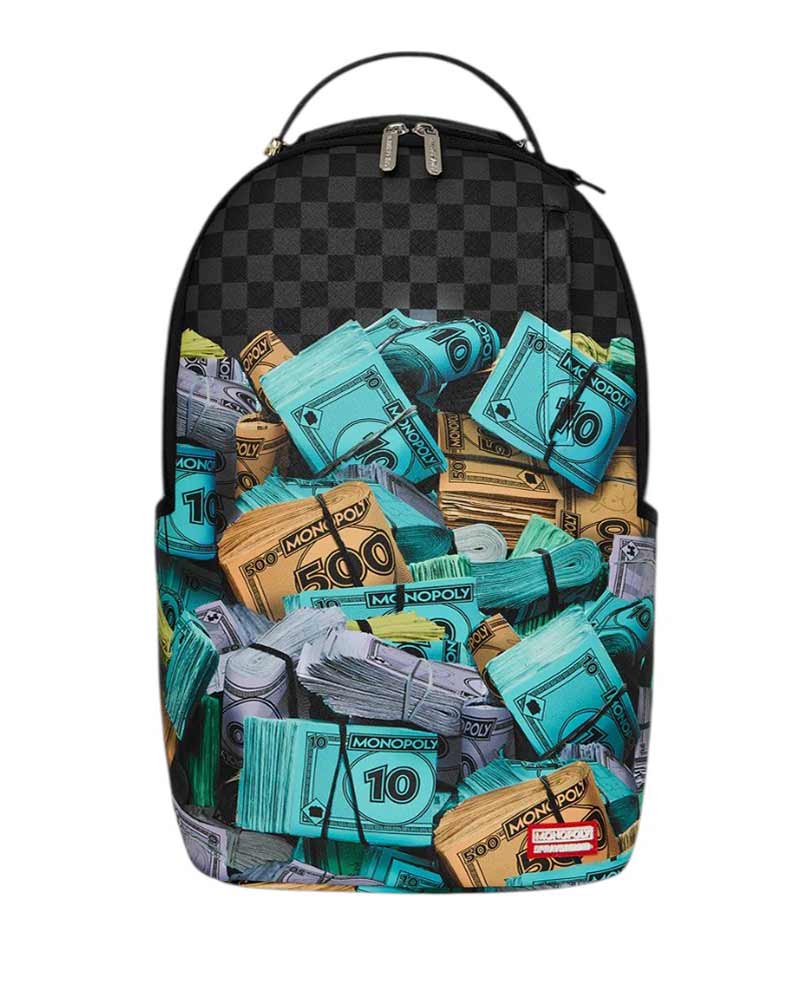 MONOPOLY MONEY STACKS DLXSV BACKPACK SPRAYGROUND