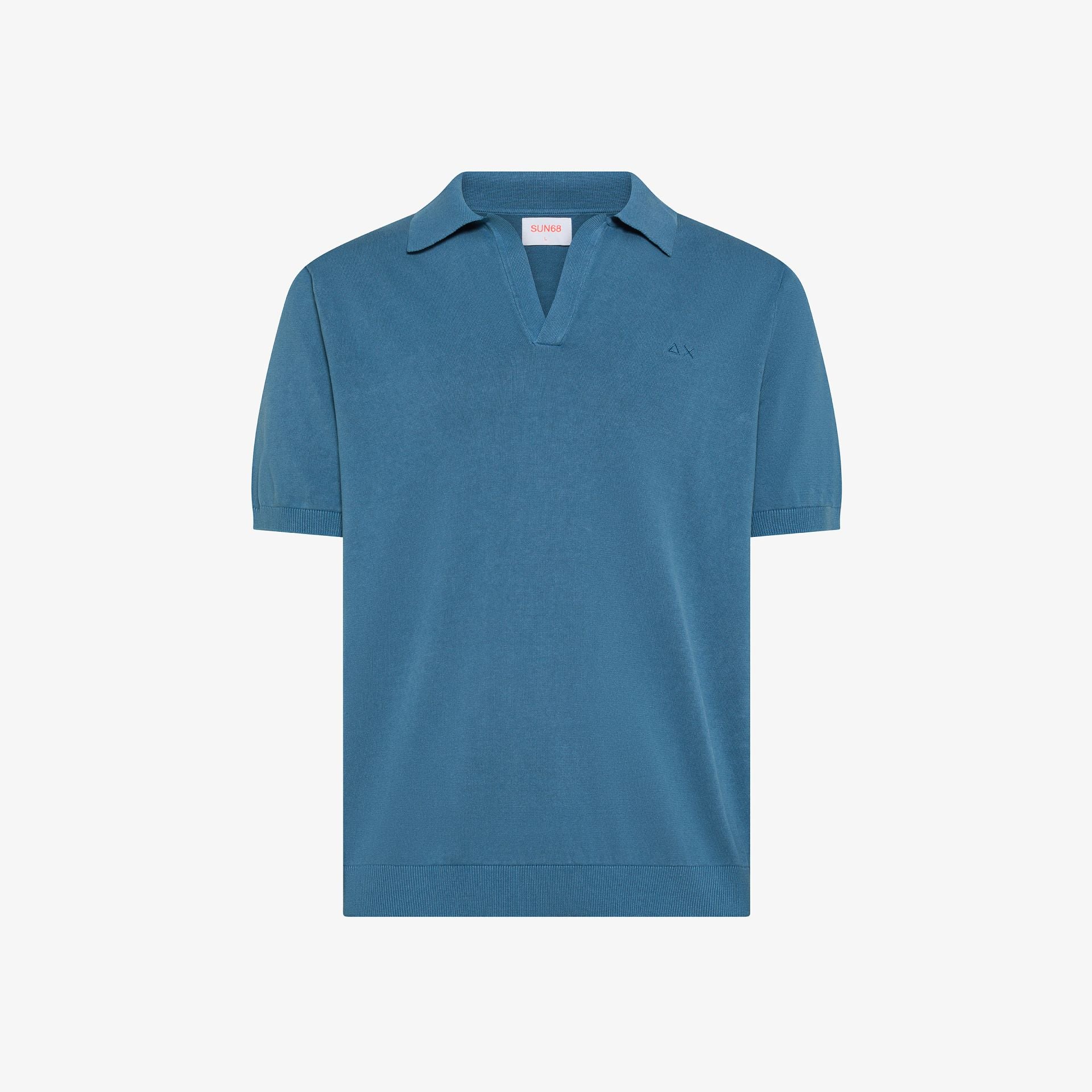 POLO SWEATER COTTON CREPE S/S