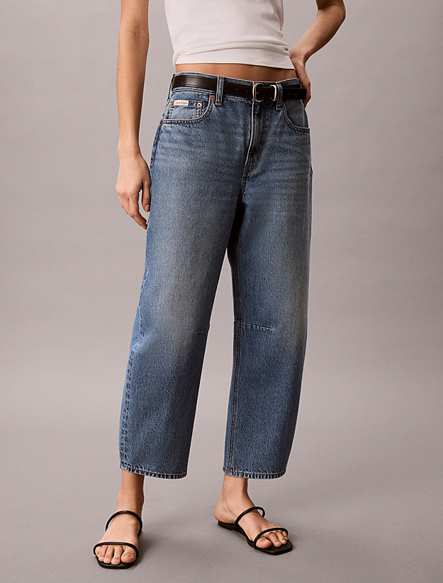 Jeans Barrel Cropped
