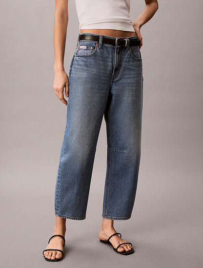 Jeans Barrel Cropped