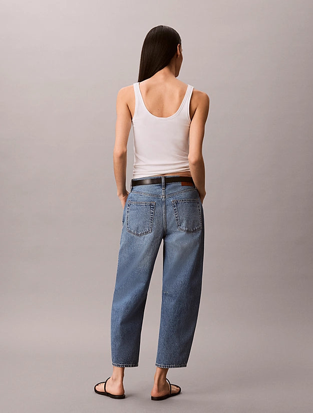 Jeans Barrel Cropped