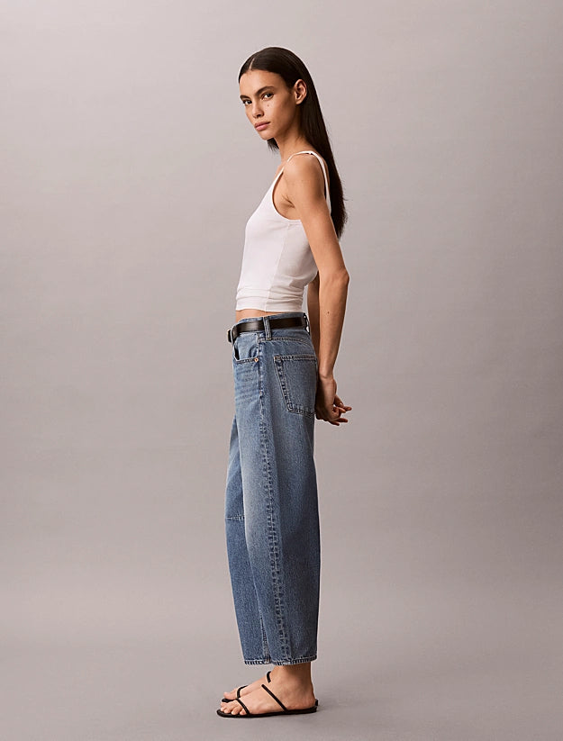 Jeans Barrel Cropped