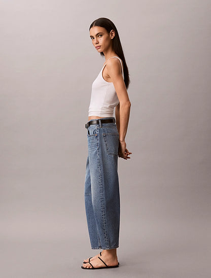 Jeans Barrel Cropped