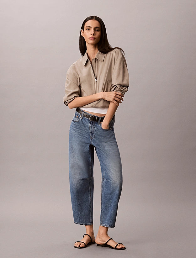 Jeans Barrel Cropped