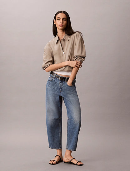 Jeans Barrel Cropped