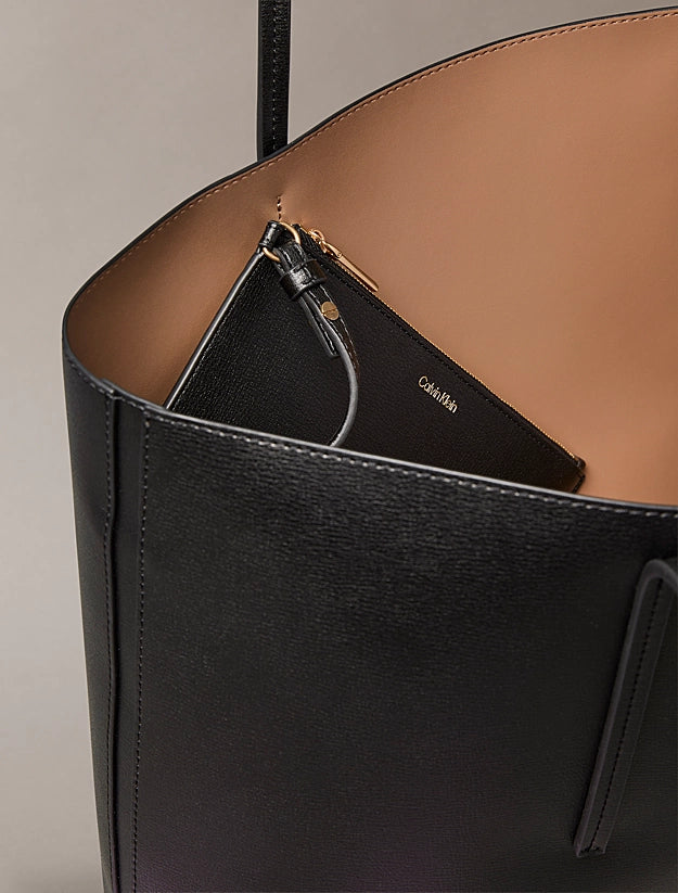 FOIL LOGO TOTE W/POUCH