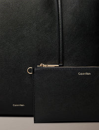 FOIL LOGO TOTE W/POUCH