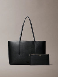 FOIL LOGO TOTE W/POUCH