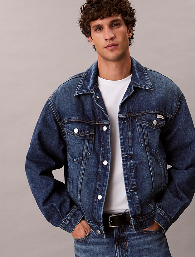 Giubbotto trucker in jeans anni '90