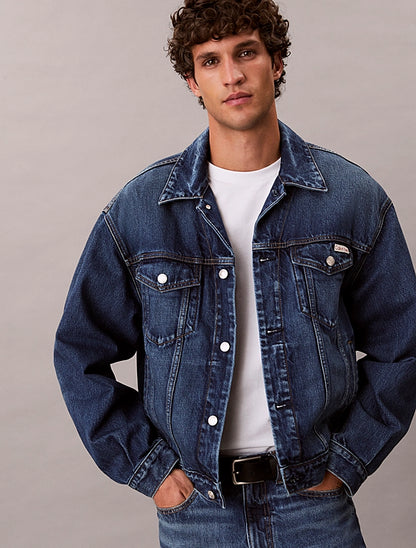 Giubbotto trucker in jeans anni '90