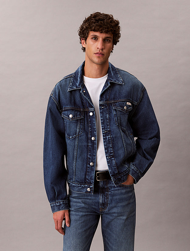 Giubbotto trucker in jeans anni '90