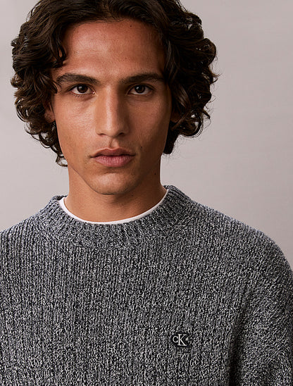 Maglione a costine in cotone