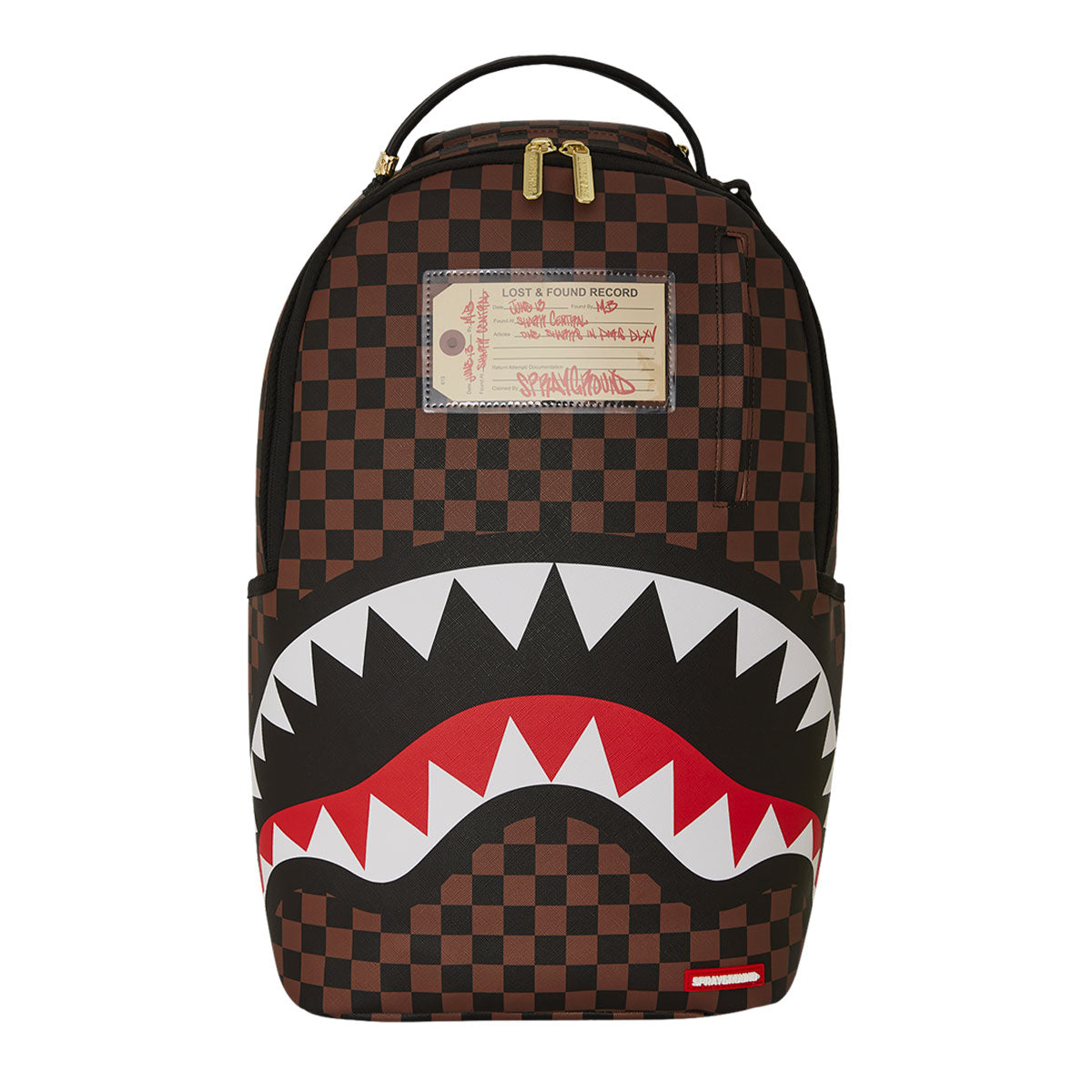 ZAINO SPRAYGROUND STAMPA SHARKS IN PARIS LOST AND FOUND