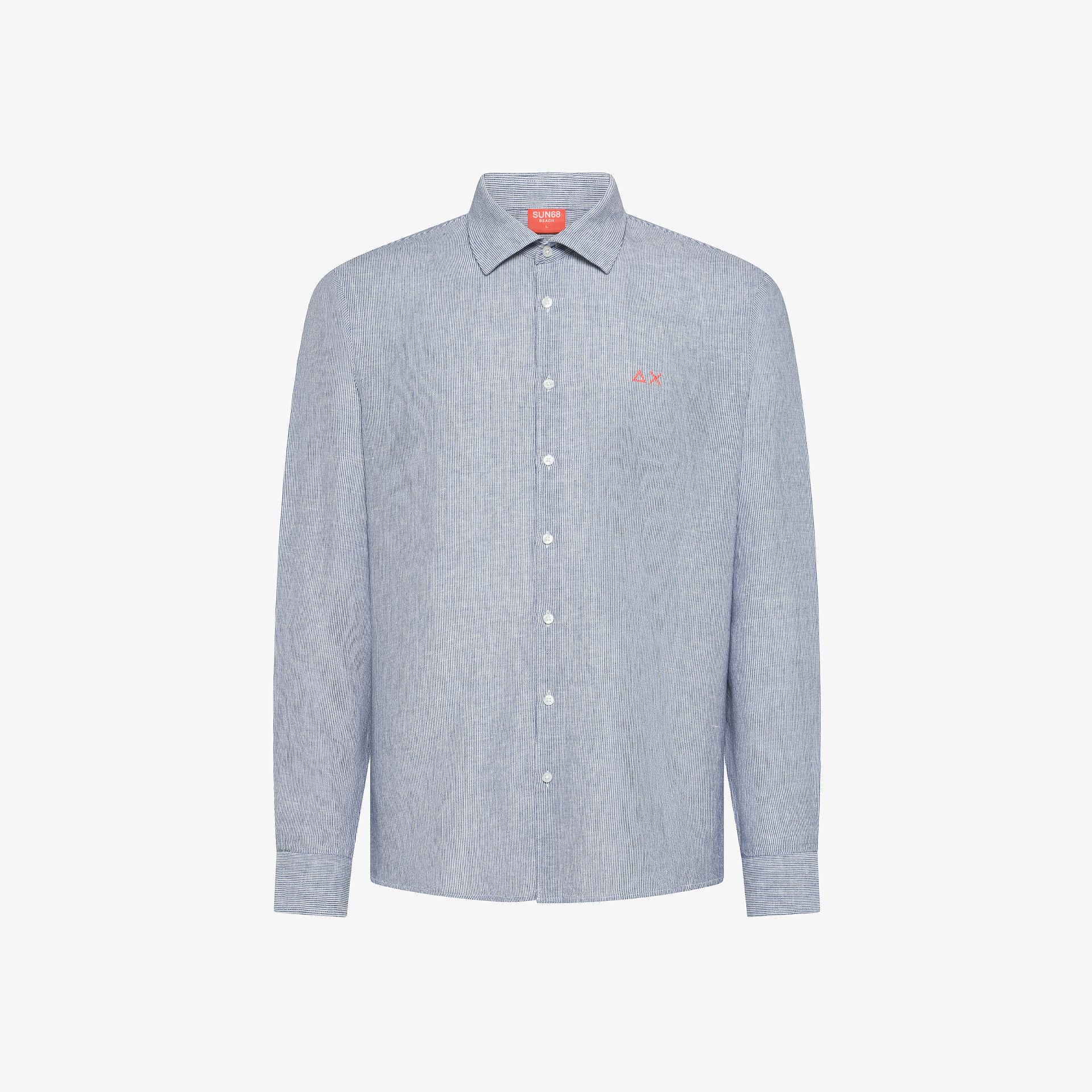 SHIRT CLASSIC STRIPE BEACH L/S