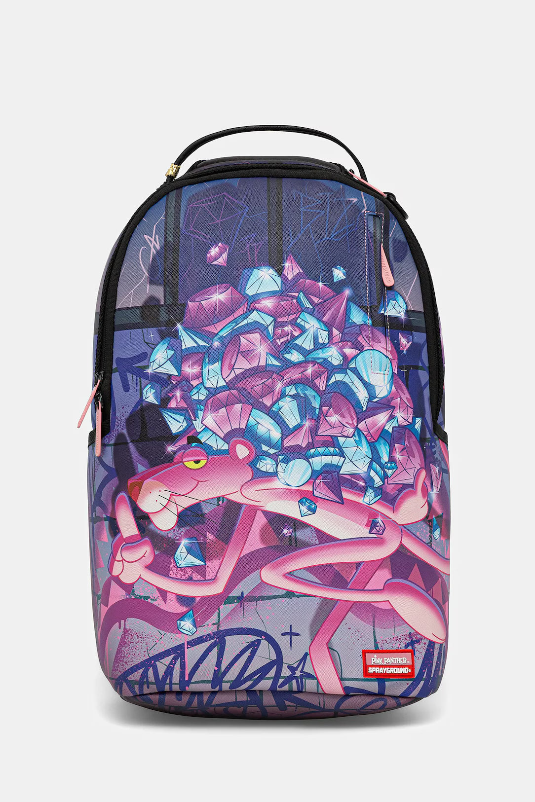 ZAINO SPRAYGROUND PINK PANTHER DIAMOND HEIST BACKPACK
