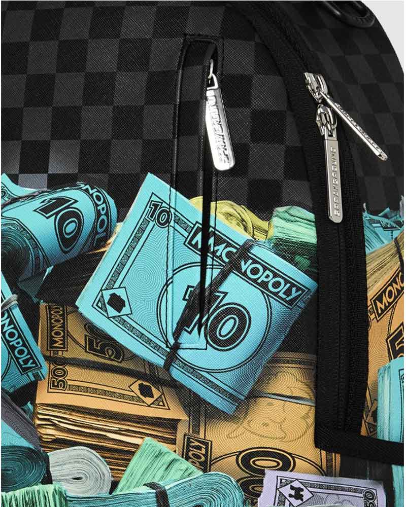 MONOPOLY MONEY STACKS DLXSV BACKPACK SPRAYGROUND