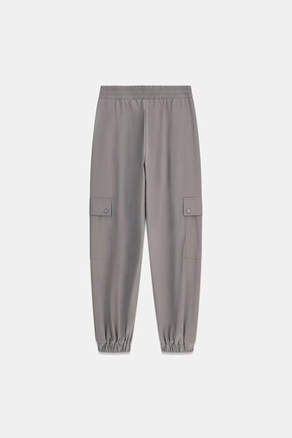 Pantaloni cargo in nylon