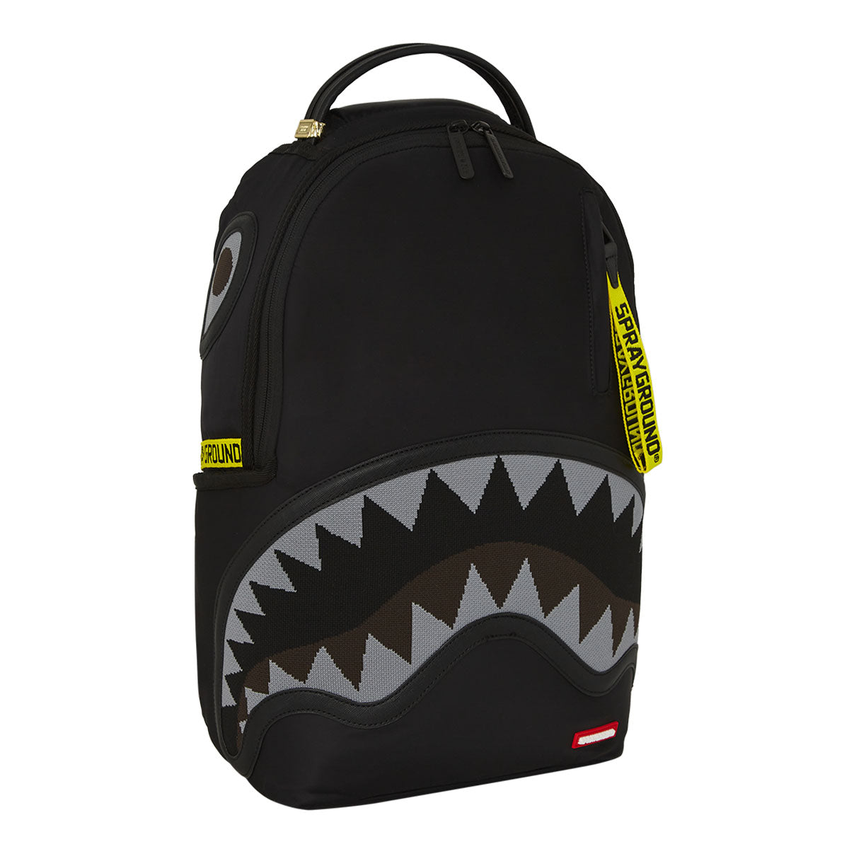 ZAINO SPRAYGROUND SHARK CENTRAL YELLOW TAPE DLX