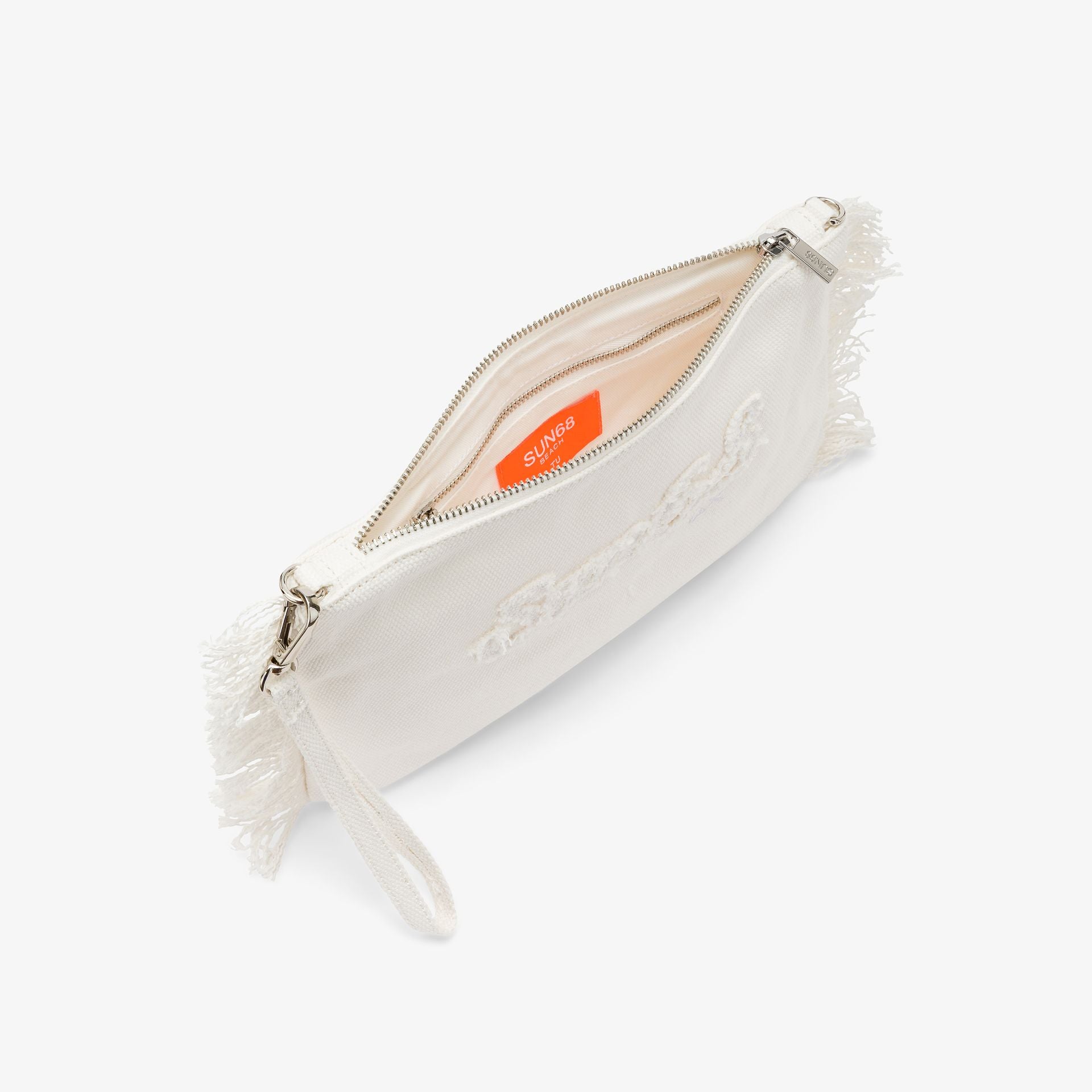 POCHETTE FRINGES CANVAS