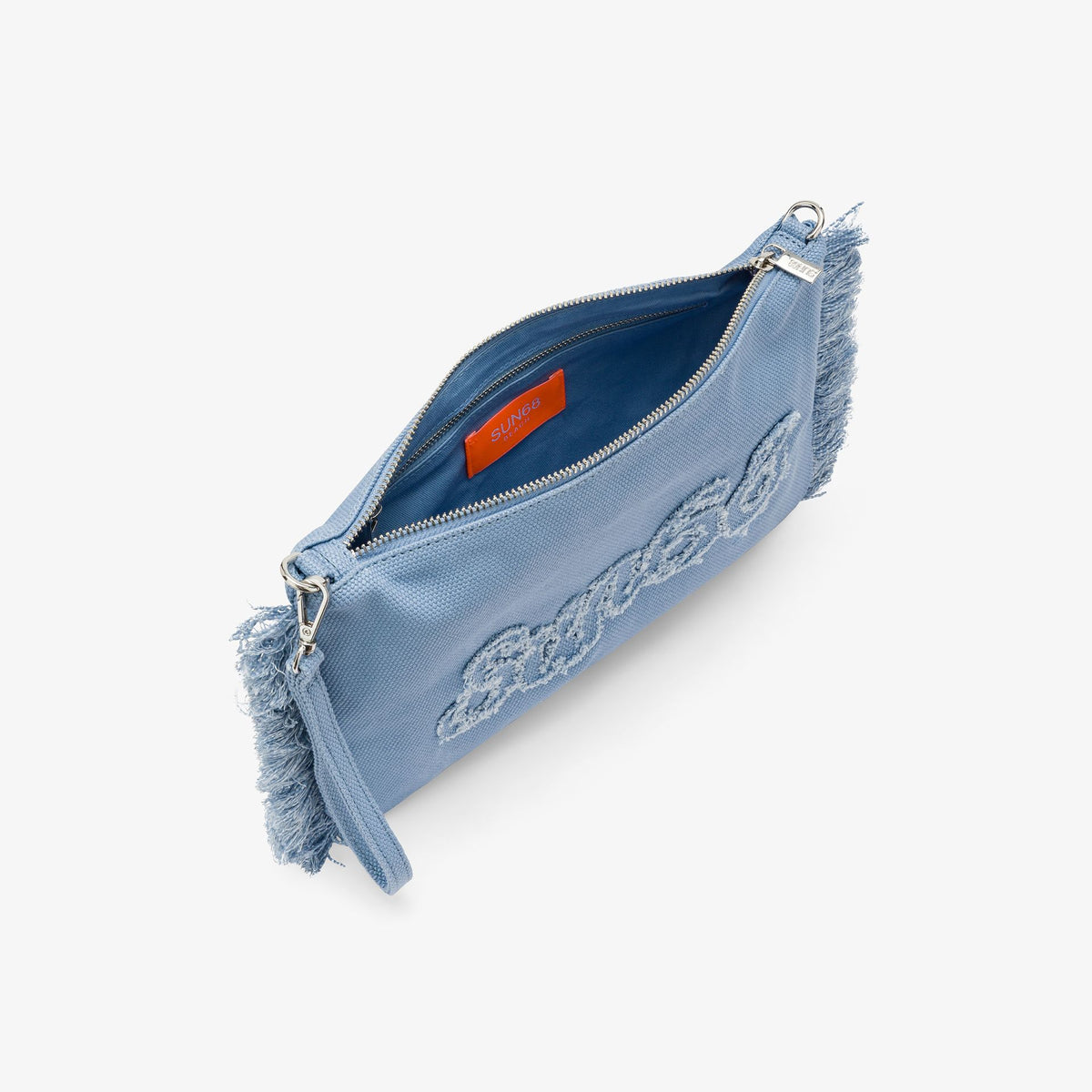POCHETTE FRINGES CANVAS