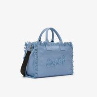 CALI MIDI BAG FRINGES CANVAS