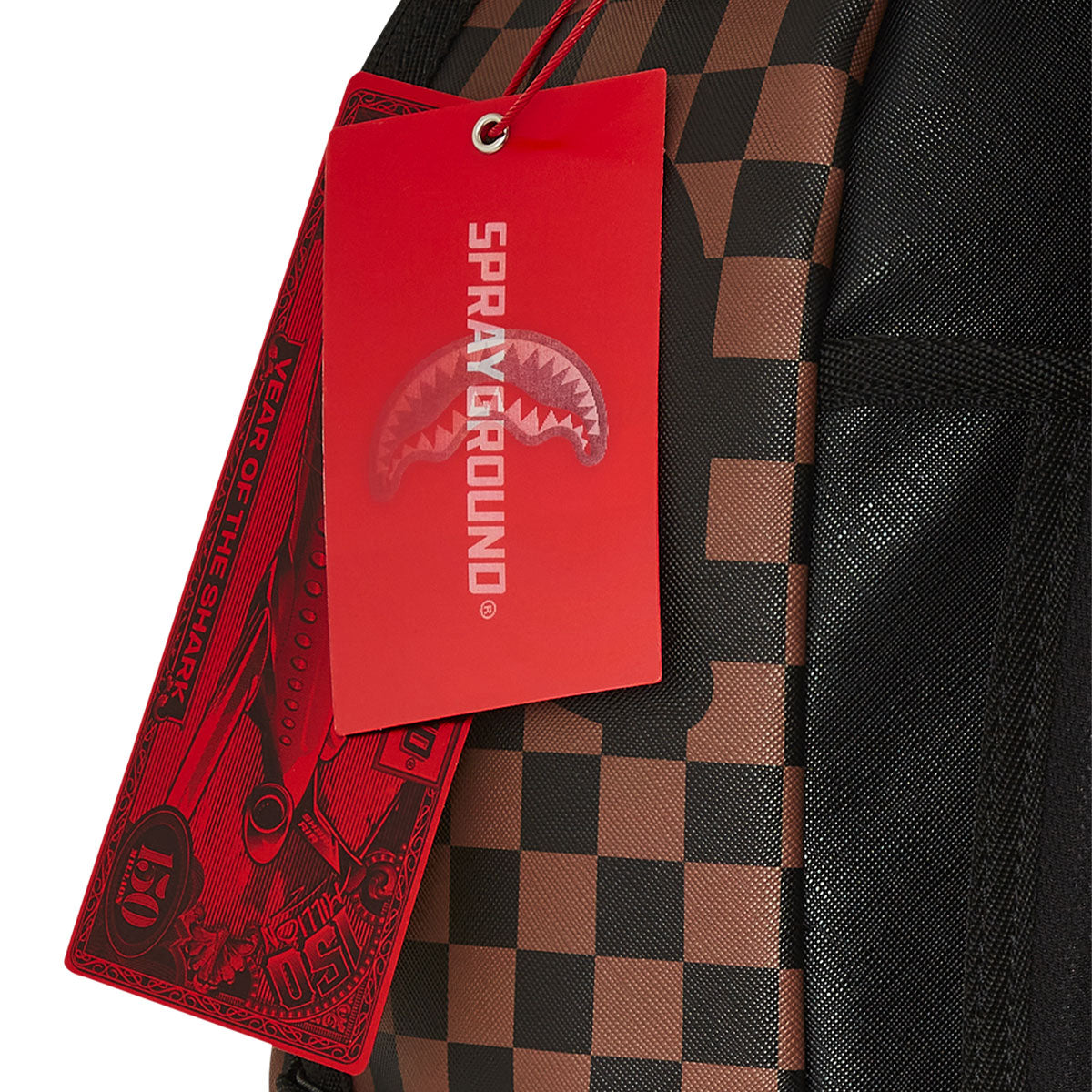 ZAINO SPRAYGROUND STAMPA SHARKS IN PARIS LOST AND FOUND