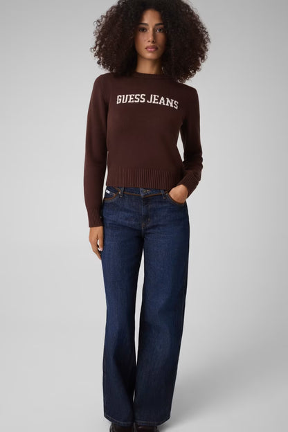 Maglione logo con intarsi
