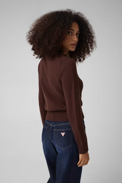 Maglione logo con intarsi