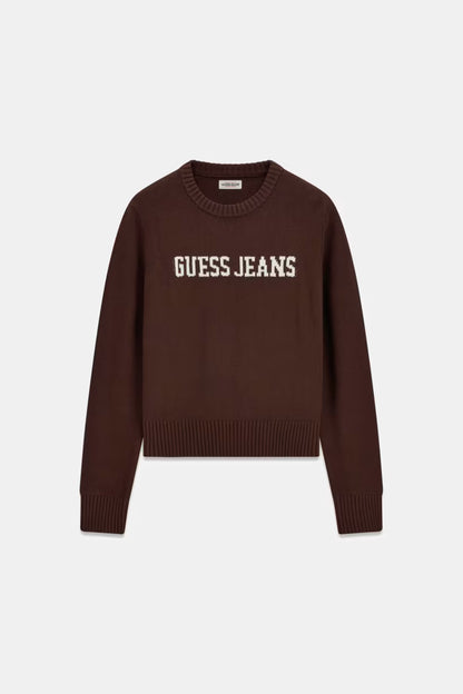 Maglione logo con intarsi