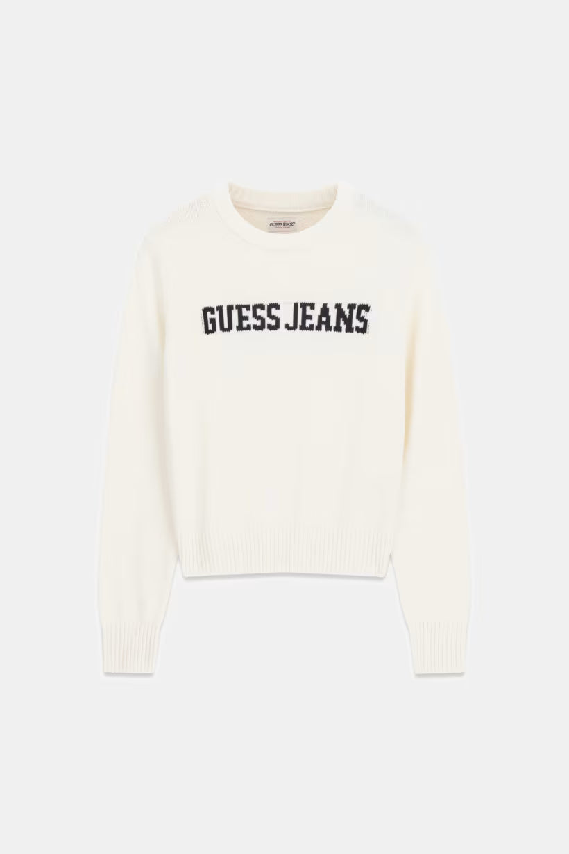 Maglione logo con intarsi