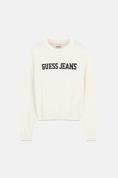 Maglione logo con intarsi