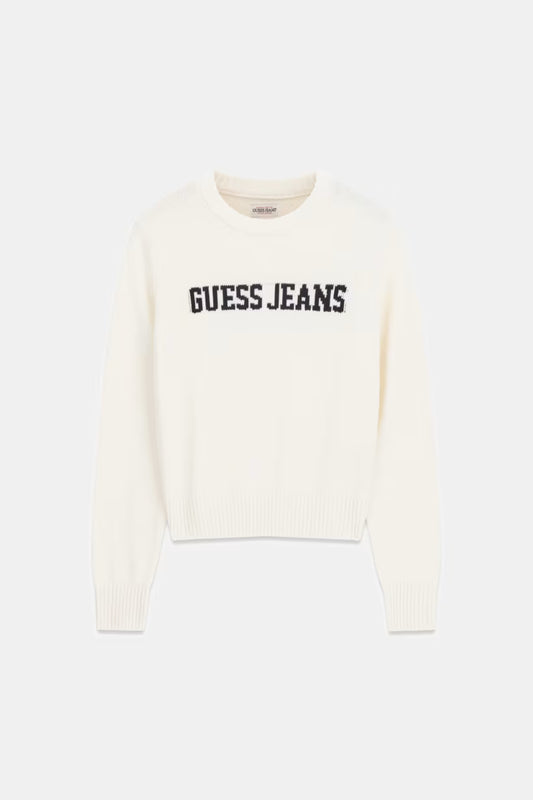 Maglione logo con intarsi