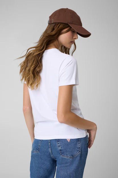 T-shirt classica con logo triangolo mini