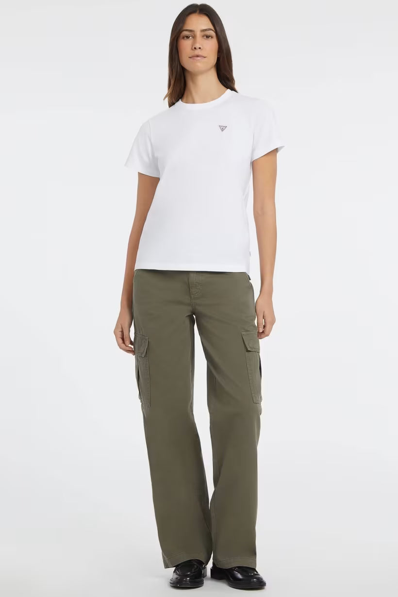 T-shirt classica con logo triangolo mini