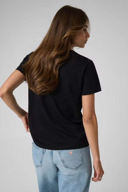 T-shirt classica con logo triangolo mini