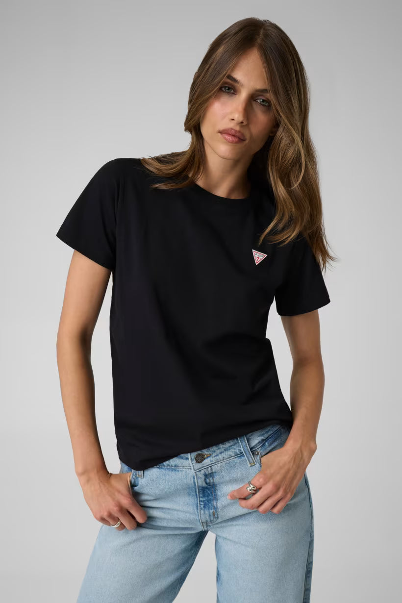T-shirt classica con logo triangolo mini