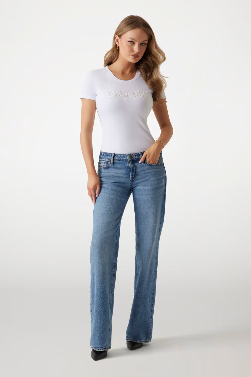 T-shirt vestibilità slim con logo