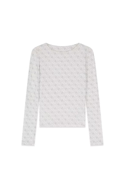 Top a Maglia Logo 4G stampato sopra
