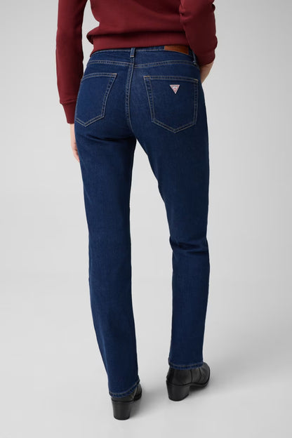 Jeans straight a vita media