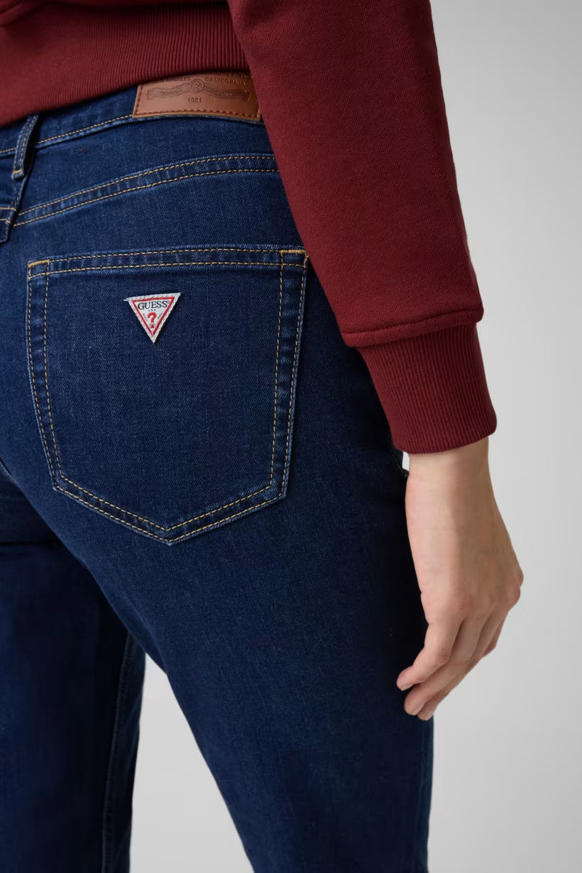 Jeans straight a vita media