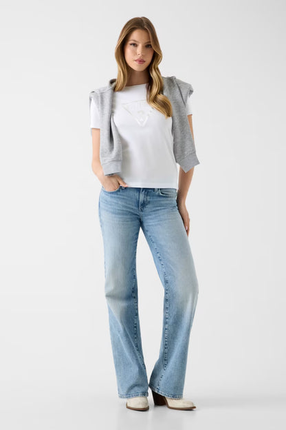 T-shirt con logo stampato
