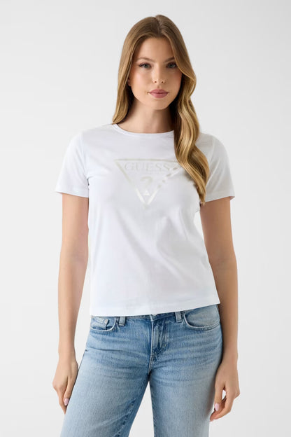 T-shirt con logo stampato