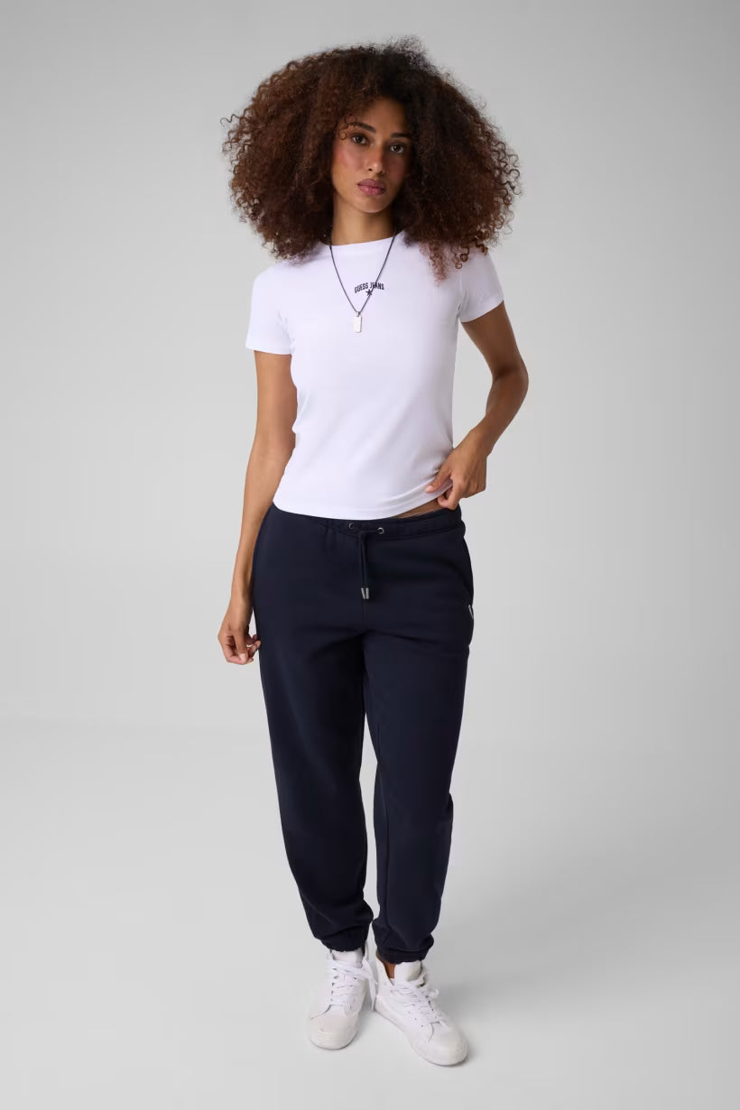 T-shirt con logo ricamato