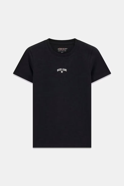 T-shirt con logo ricamato