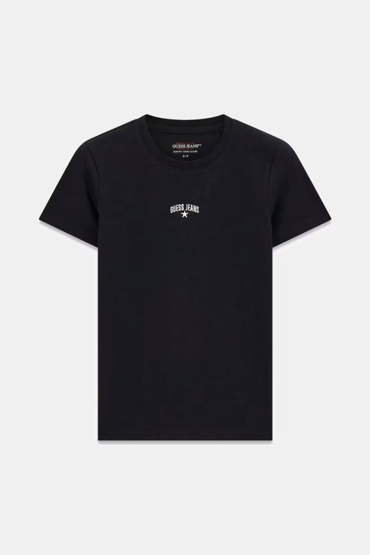 T-shirt con logo ricamato