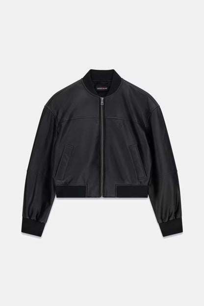 Giacca bomber in similpelle
