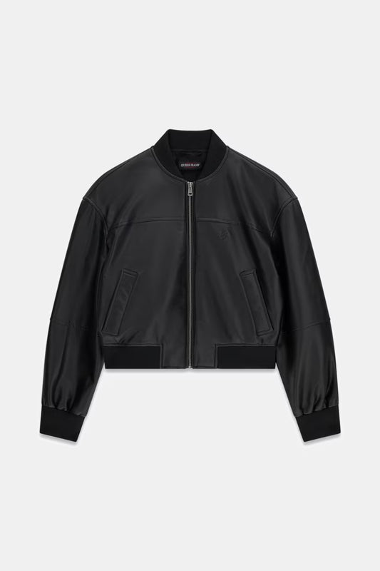 Giacca bomber in similpelle