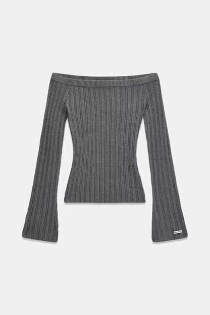 Maglione off-shoulder